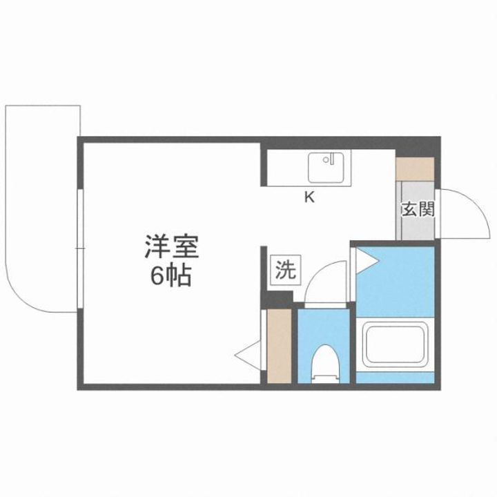 ヒューマンプラザ北大前の間取り