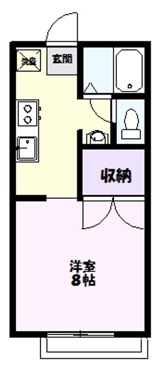 みどりのコーポの間取り