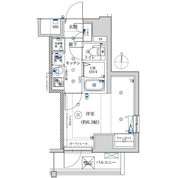 東京都足立区足立4(マンション)の賃貸物件の間取り