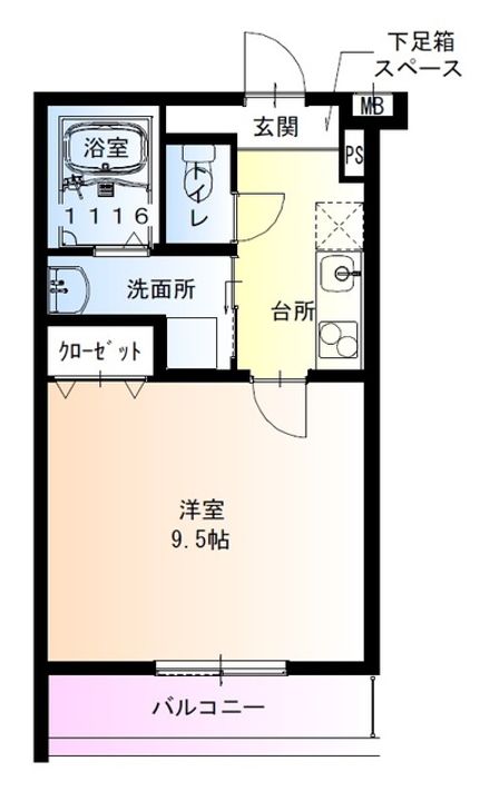 フジパレス堺鳳駅北II番館の間取り