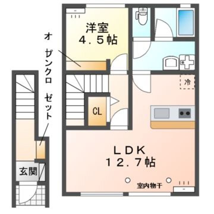 LIVIO(リビオ)Bの間取り