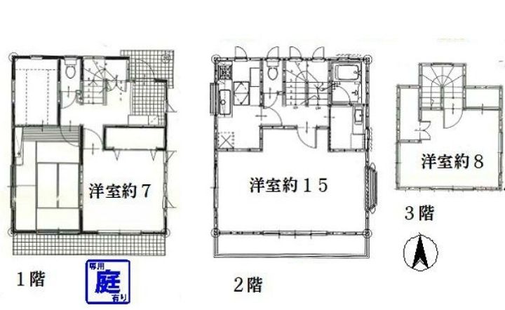 東京都三鷹市下連雀2(一戸建)の賃貸物件の間取り