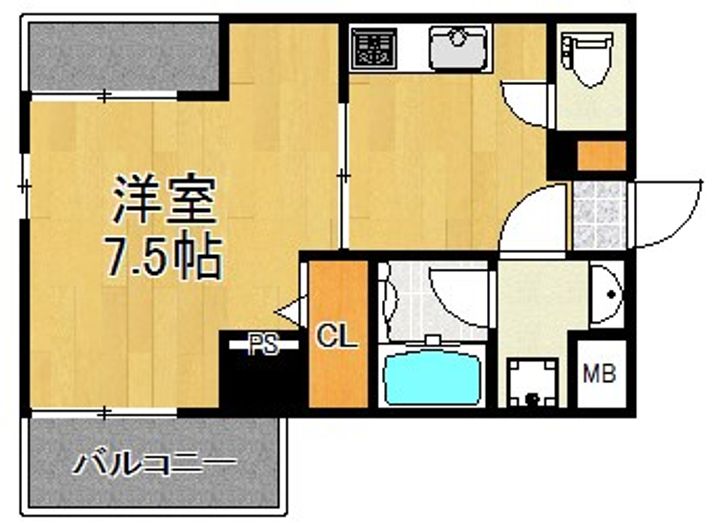 ラフィネ ティーズの間取り