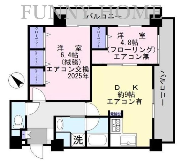 ヴィルヌーブタワー駒沢の間取り