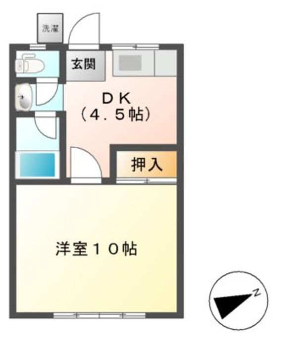 プラザイン14の間取り
