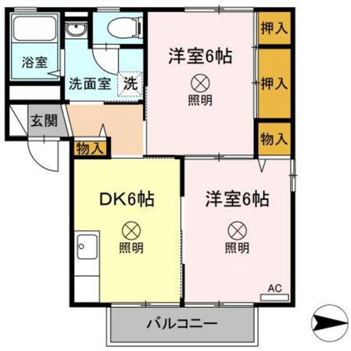 エイトタウン北の間取り