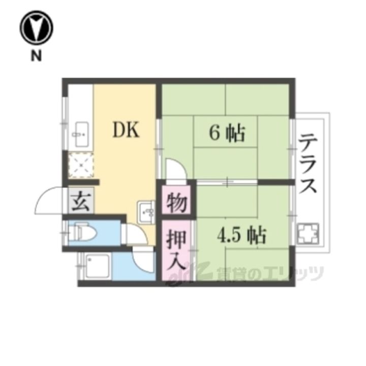 結崎ハイツの間取り