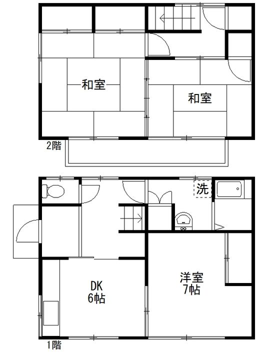 神奈川県横浜市港北区下田町1(一戸建)の賃貸物件の間取り