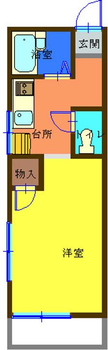 クリエール翠嵐の間取り