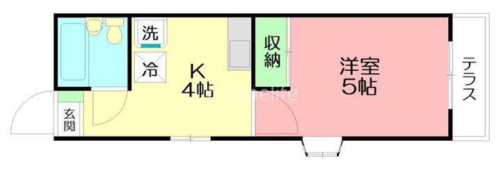 神奈川県藤沢市城南4(アパート)の賃貸物件の間取り