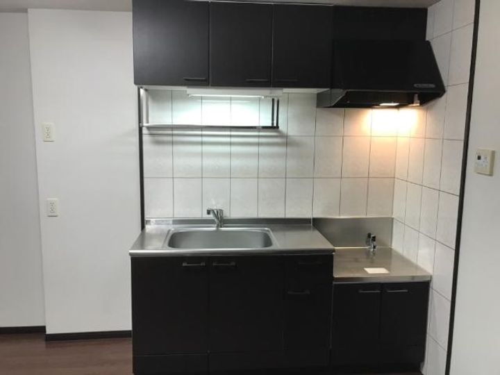 広島県福山市新涯町2(マンション)の賃貸物件のキッチン
