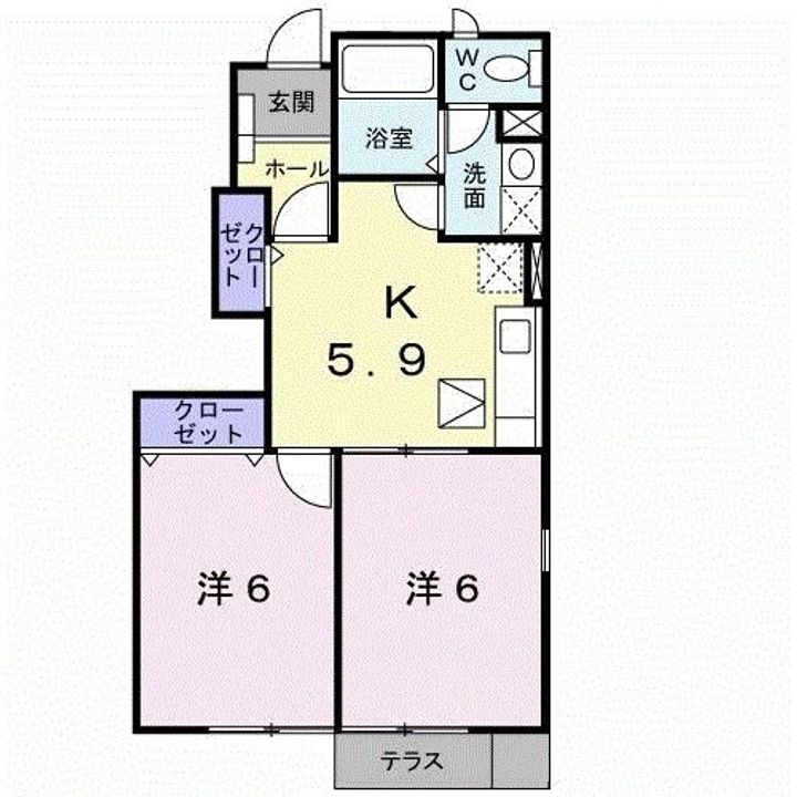 ジョイフルハイムの間取り