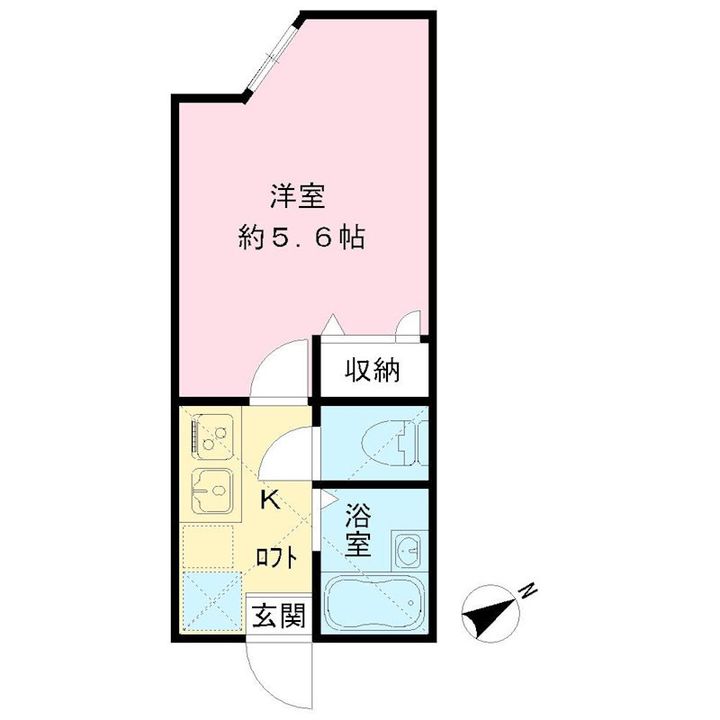 古川コーポラスの間取り