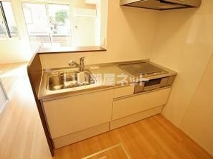 茨城県牛久市ひたち野東4(アパート)の賃貸物件のキッチン