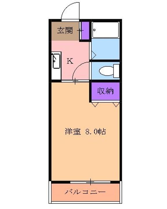 はよしハイツBの間取り