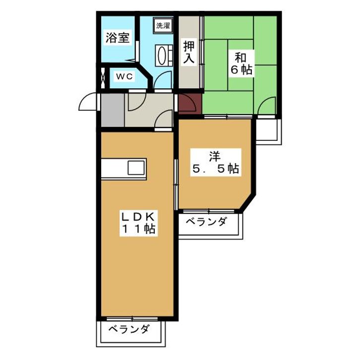 elle C’est la vieの間取り