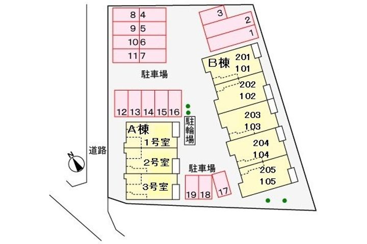 鹿児島県鹿児島市紫原5(アパート)の賃貸物件のその他画像
