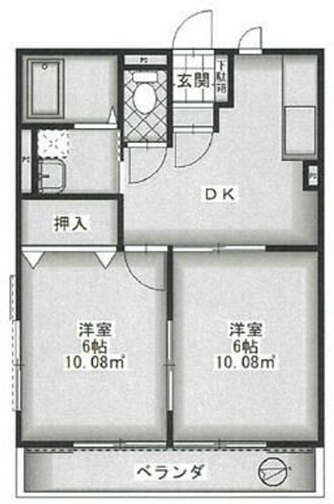 第33愛日ハイツの間取り