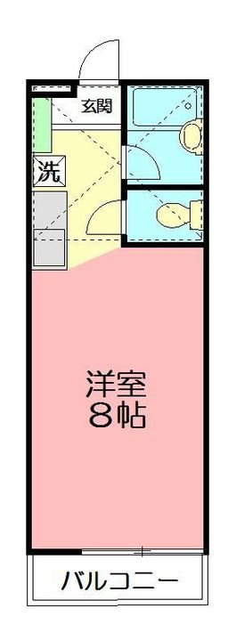 神奈川県横浜市戸塚区上倉田町(アパート)の賃貸物件の間取り