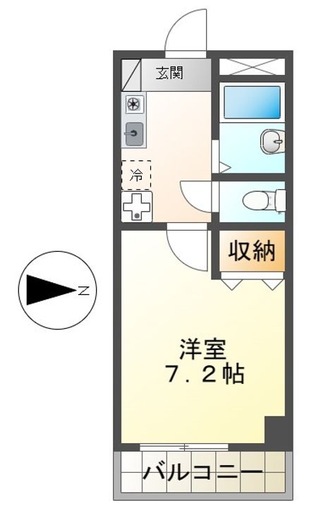 エクセレント京王八王子の間取り