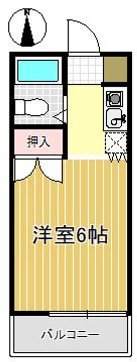 カレッジハウスIの間取り