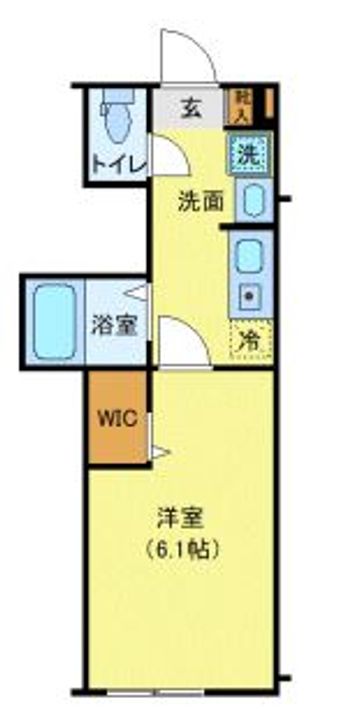 神奈川県横浜市旭区二俣川1(アパート)の賃貸物件の間取り