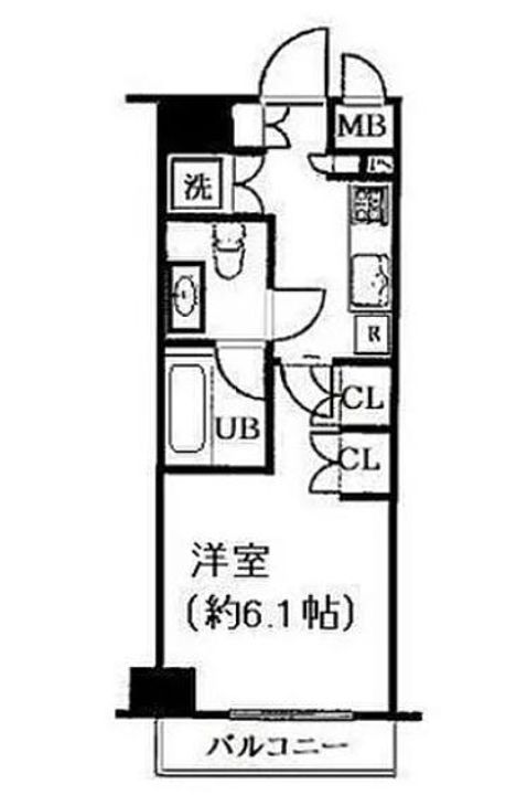 東京都大田区南馬込1(マンション)の賃貸物件の間取り