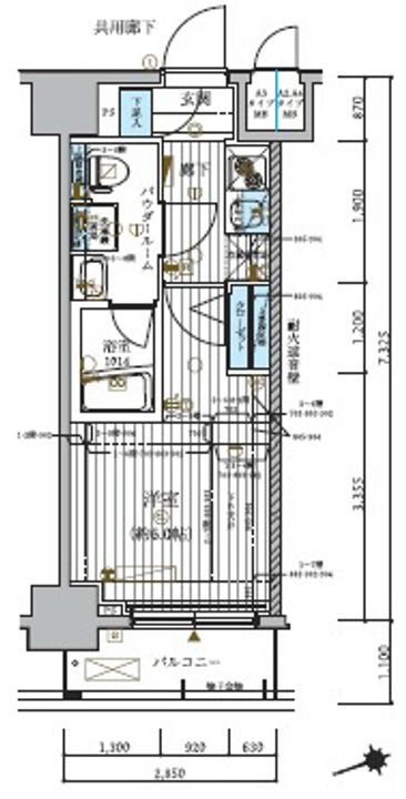 メインステージ北千住IVの間取り
