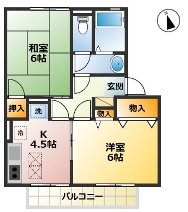 サザンコーポラスIIの間取り