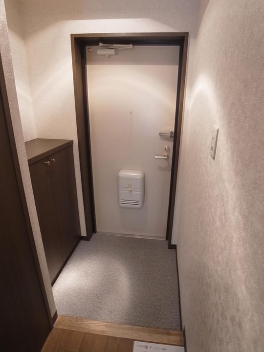 マンション扶双の玄関