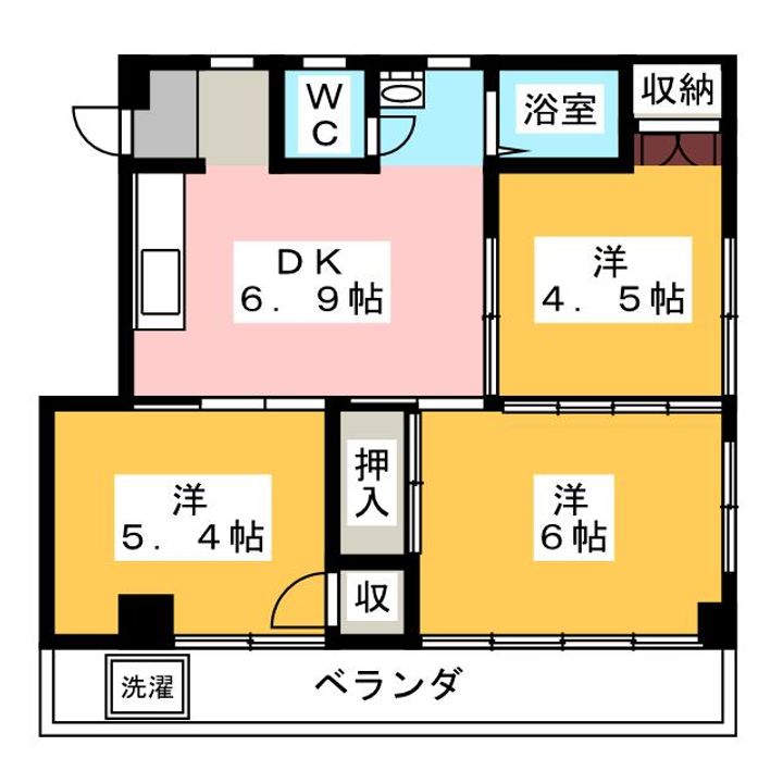 メゾン淀川の間取り