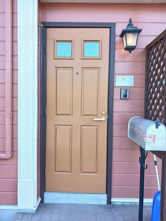 福島県福島市瀬上町字御蔵場(アパート)の賃貸物件の玄関