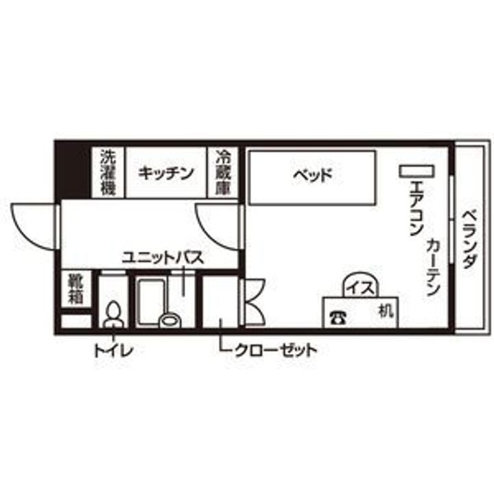 ドミール小田原の間取り