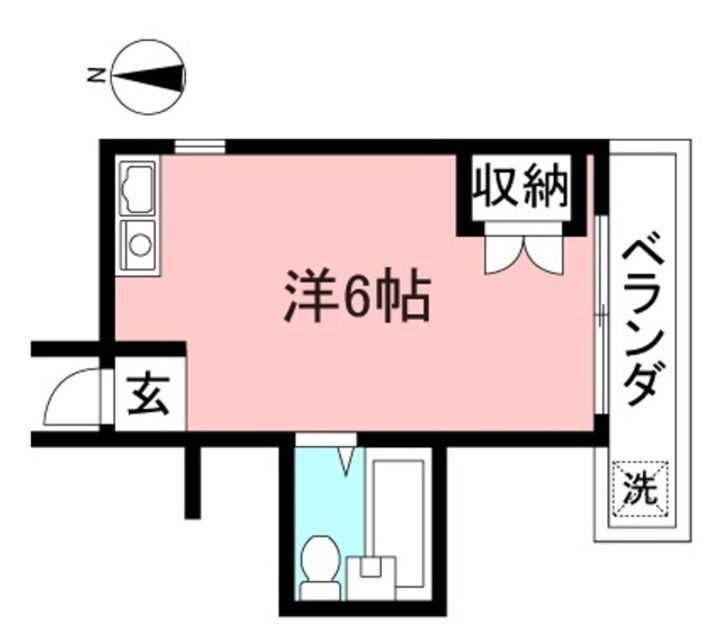 西田方1階の間取り