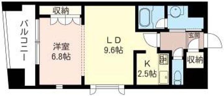 エスティメゾン銀座の間取り