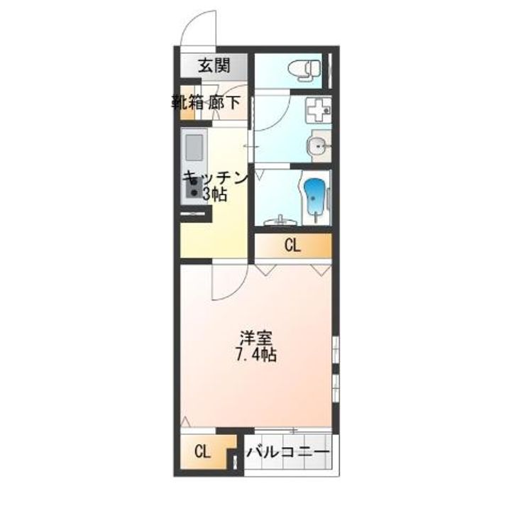 リバージュ アネックスの間取り