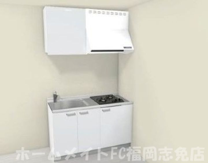 福岡県福岡市博多区空港前5(アパート)の賃貸物件のキッチン