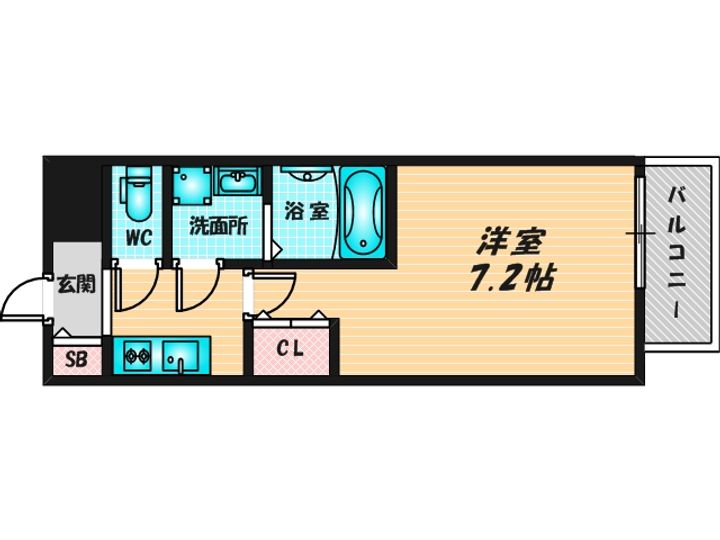 ファーストフィオーレ長田グランディールの間取り