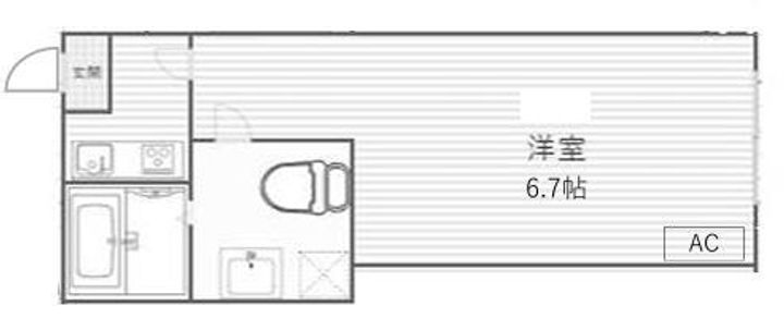 クロス西新井の間取り