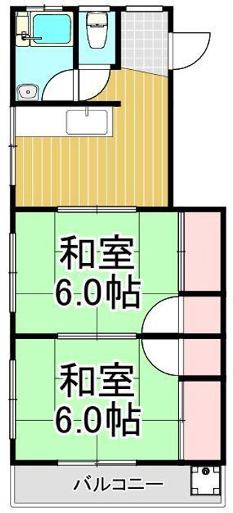 美之コーポの間取り