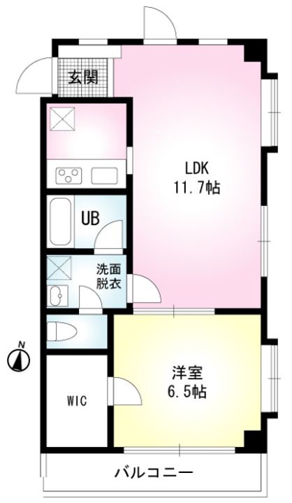千葉県千葉市中央区蘇我3(マンション)の賃貸物件の間取り