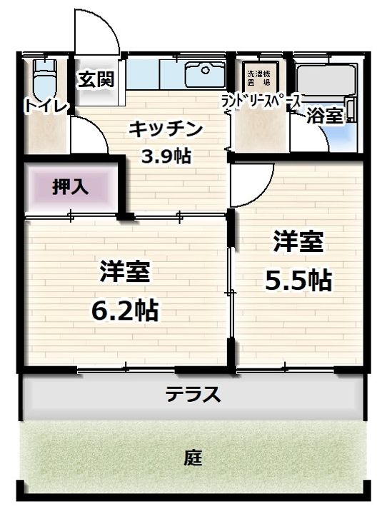 サンメゾン神田の間取り
