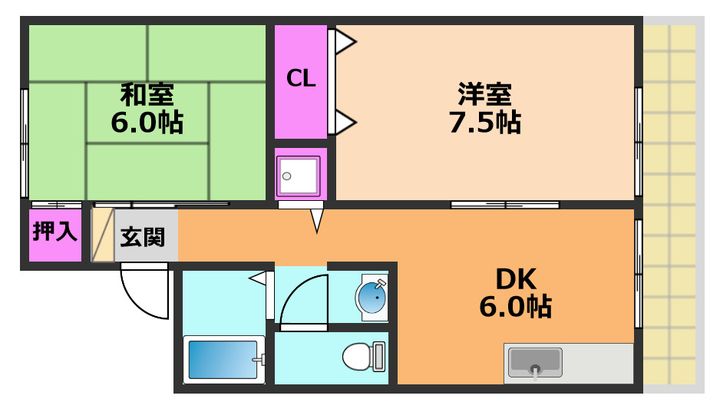 アゼリア氷室の間取り