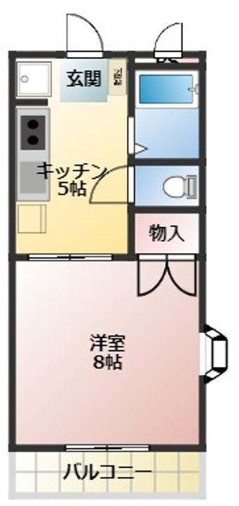 エムズマンションの間取り