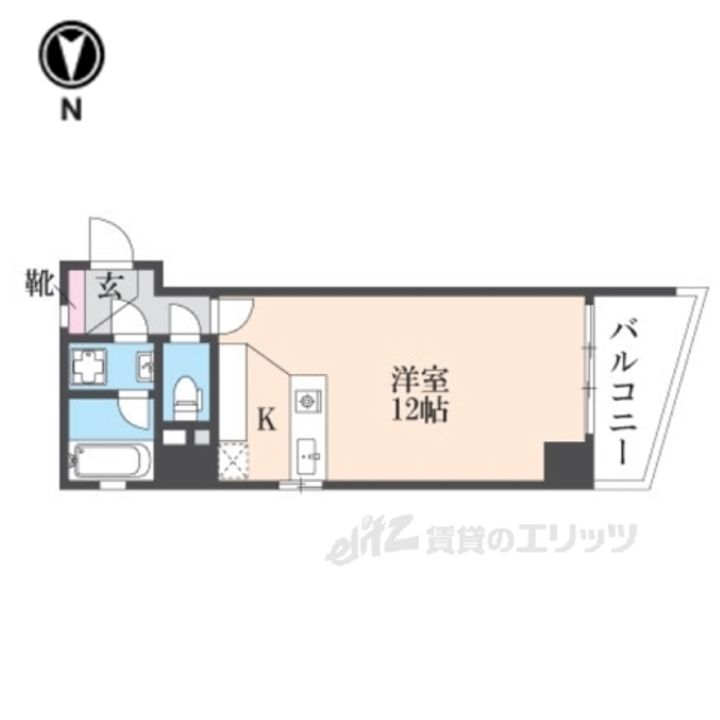 エスリード京都河原町の間取り