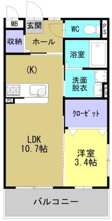 リモパレスの間取り