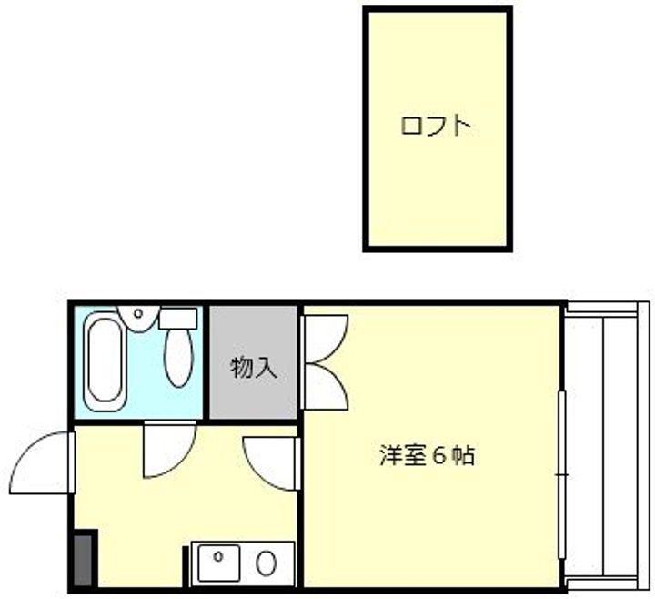 大阪府大東市北条7(アパート)の賃貸物件の間取り