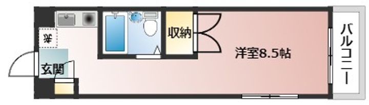 広島県広島市西区庚午南2(マンション)の賃貸物件の間取り