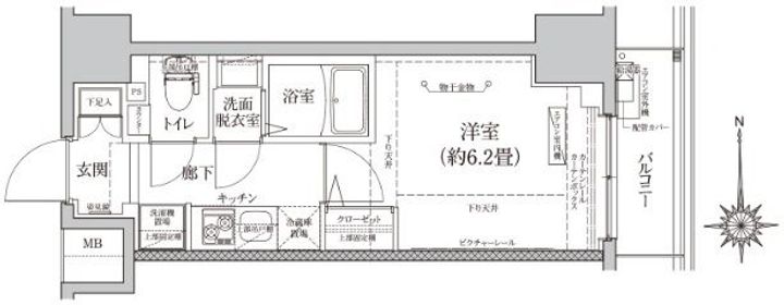 ルフレ プレミアム横浜リーヴァの間取り