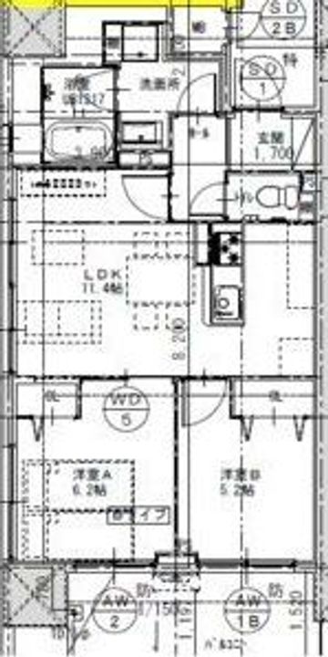 さくらHills ROKUBAN Platinum Residenceの間取り